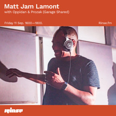 Matt Jam Lamont with Oppidan & Prozak (Garage Shared) - 11 September 2020