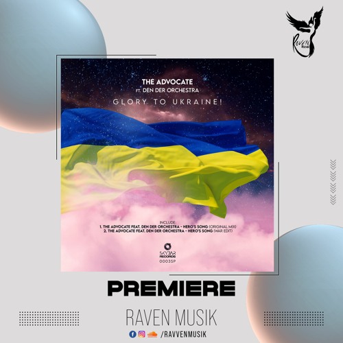 PREMIERE: The Advocate - Heros Song Feat Den Der Orchestra (Original Mix) [Skybar Records]