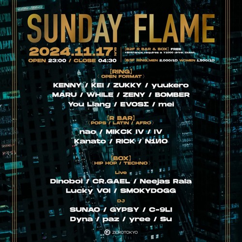 20241117 Zero Tokyo Peaktime (Phone recording)