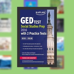 P.D.F Kaplan GED® Test Social Studies Prep 2016: Book + Online (Kaplan Test Prep) BY  Caren Van