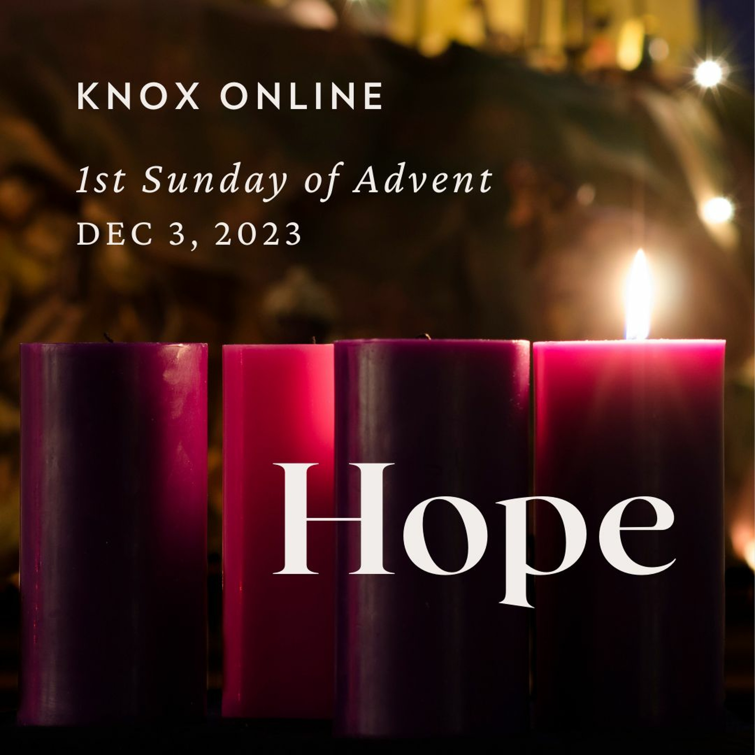 December 3, 2023 | Isaiah 40:1-11,27-31 | Advent 1: Hope episode artwork