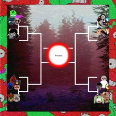 ALL THE BEAUTIFUL PEOPLE, THEIR FACES PAINTED CRIMSON - TREEHOUSE ROUND 1 BRACKET