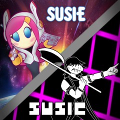 Susie Haltmann (Kirby)vs Susie (Deltarune)- MC Fawful Rap Battles (REBOOT)