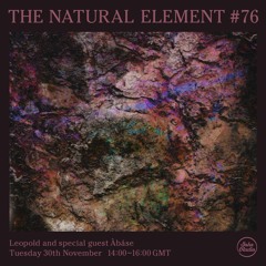 The Natural Element #76 w/ Àbáse - 30th November 2021