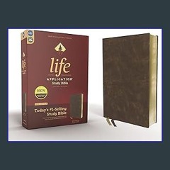 {pdf} 📕 NIV, Life Application Study Bible, Third Edition, Bonded Leather, Brown, Red Letter PDF EB