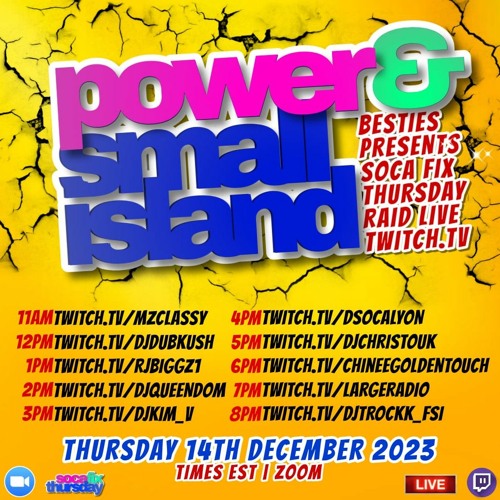 DEC 14 - Stanman Live On Largeradio SOCA THURSDAY RAID - 2023