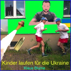 Kinder laufen für die Ukraine
