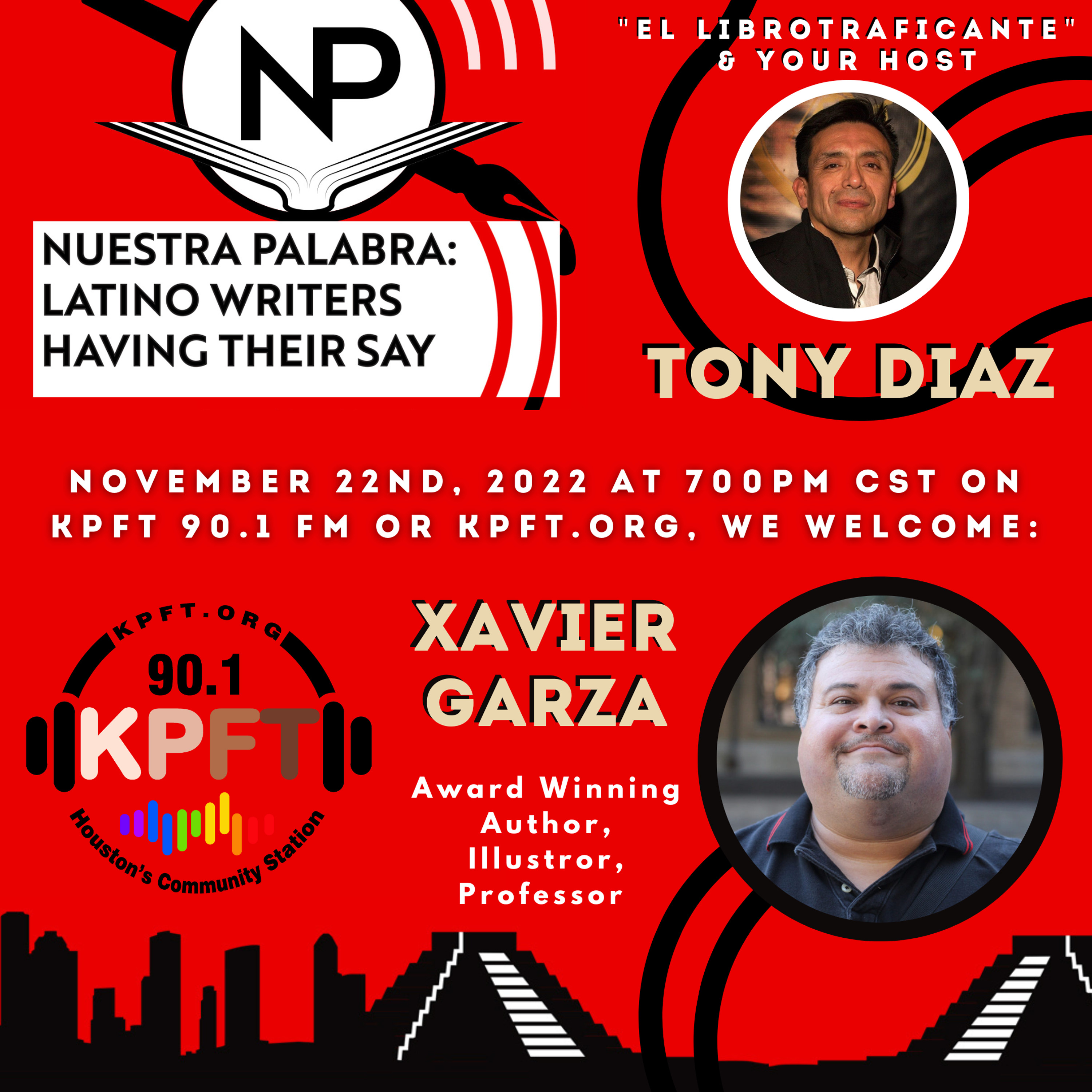 Nuestra Palabra: Latino Writers Have Their Say w/ Tony Diaz