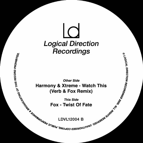 OUT NOW!! HARMONY & XTREME - WATCH THIS (VERB & FOX REMIX) FOX - TWIST OF FATE, (CLIPS) LINK BELOW