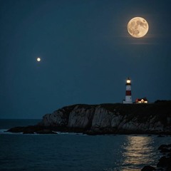 Lighthouse at night