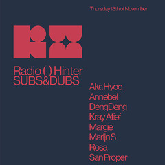 Radio Hinter // SUBS&DUBS // 13-11-2025
