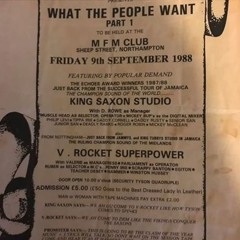 V-Rocket/Saxon 8/88 (Trevor Sparks, Admiral Tibet) North Hampton