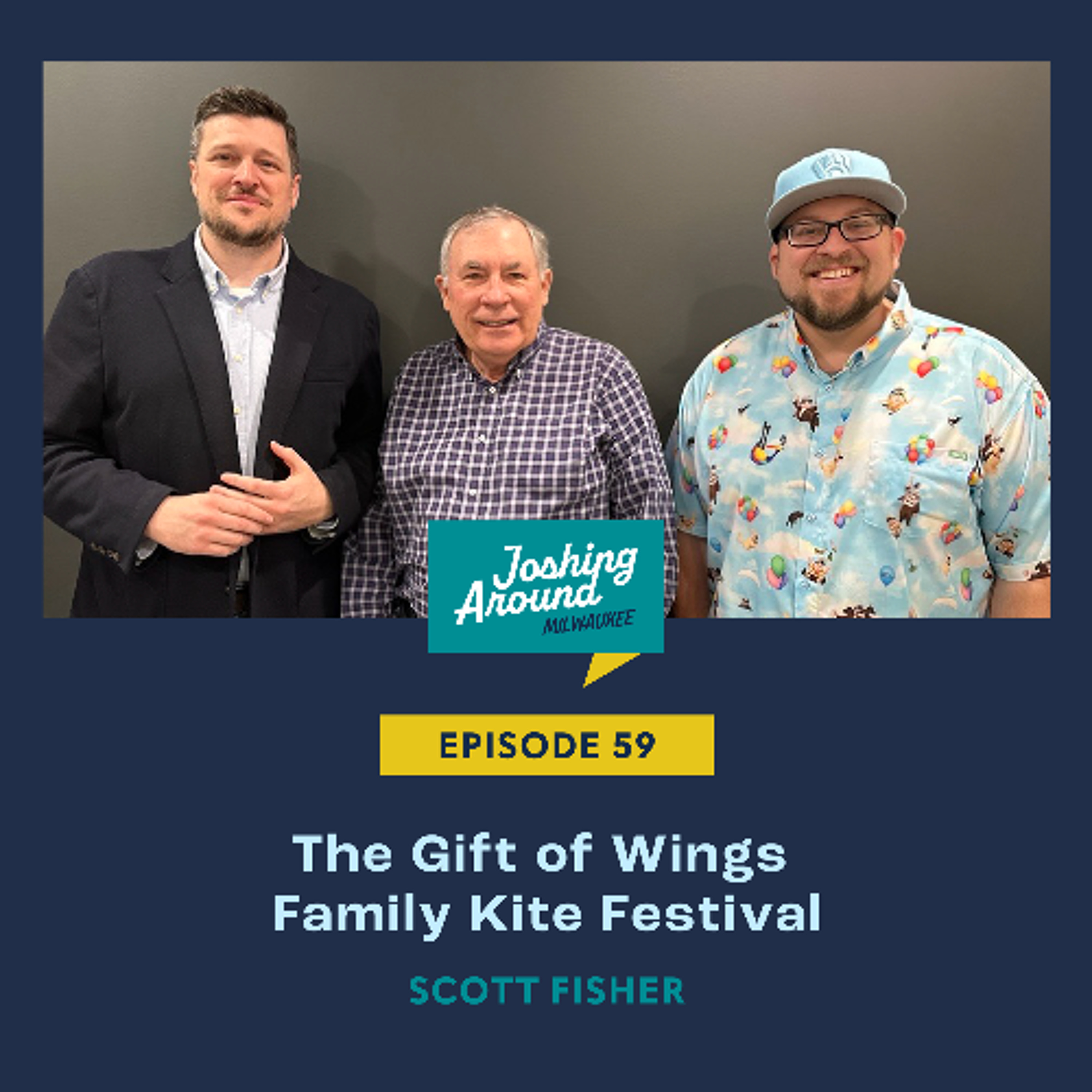 The Gift of Wings Family Kite Festival - Joshing Around Milwaukee (Episode 59) episode artwork