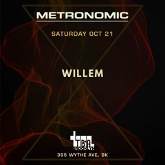 Willem | Live from Metronomic at TBA Brooklyn | 10-21-23