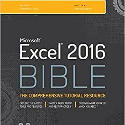 READ⚡️PDF❤️eBook Excel 2016 Bible