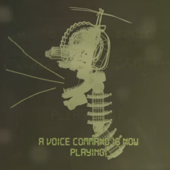 a voice command is now playing