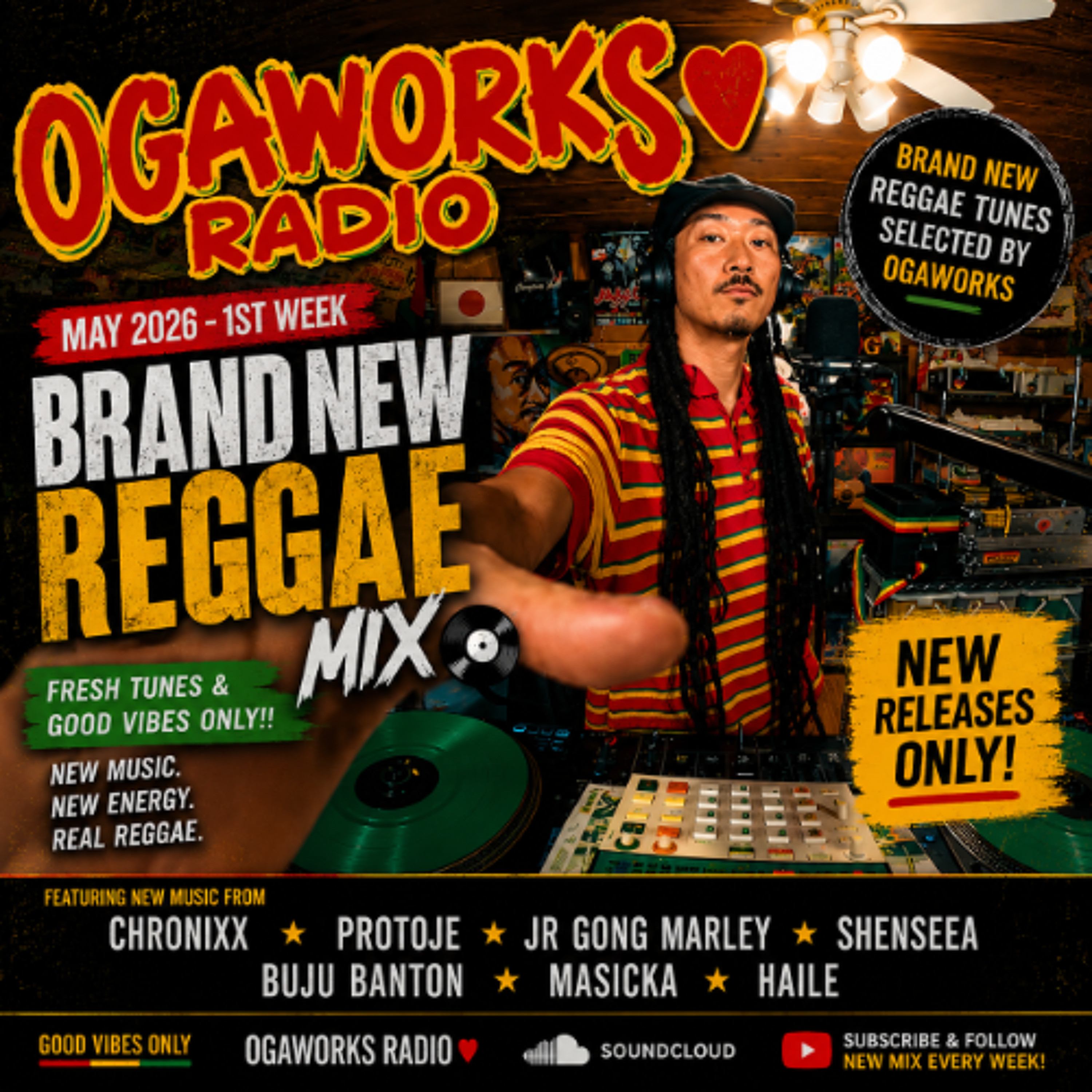 OGAWORKS RADIO | BRAND NEW REGGAE MIX 🔥 MAY 2026 - 1ST WEEK