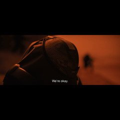 Vic in the front of the shot, blurred