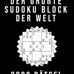 Der Größte Sudoku Block der Welt - 3000 RÄTSEL: Normal bis Extrem Schwer / XXL Sammlung mit Lösung