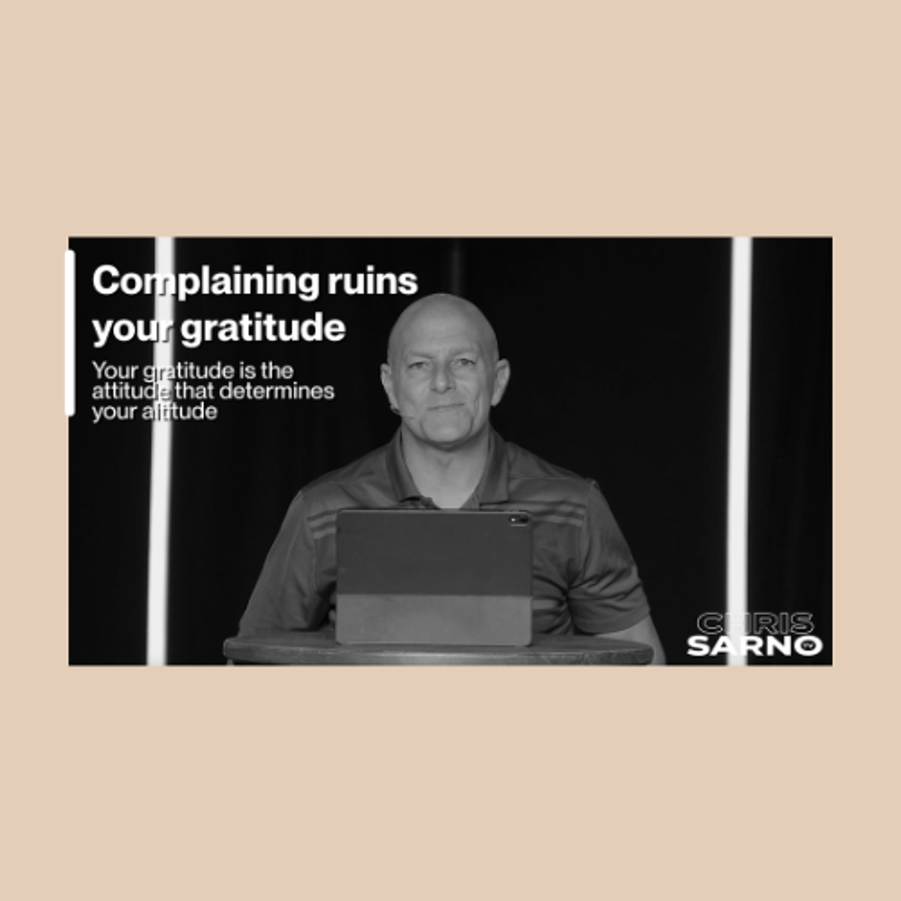 Complaining Ruins Your Gratitude | Chris Sarno TV episode artwork