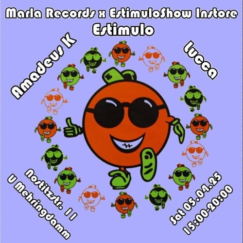 EstimuloShow x Marla Instore w/ Amadeus K, Lucca, Estimulo (05.04.25)