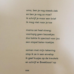 Oma, een gedicht van Annemarie van den Brink