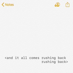 Rushing Back (Flume Cover)