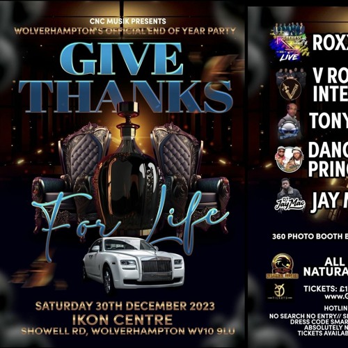 V. ROCKET INT @ GIVE THANKS FOR LIFE - 30 - 12 - 23 - WOLVERHAMPTON