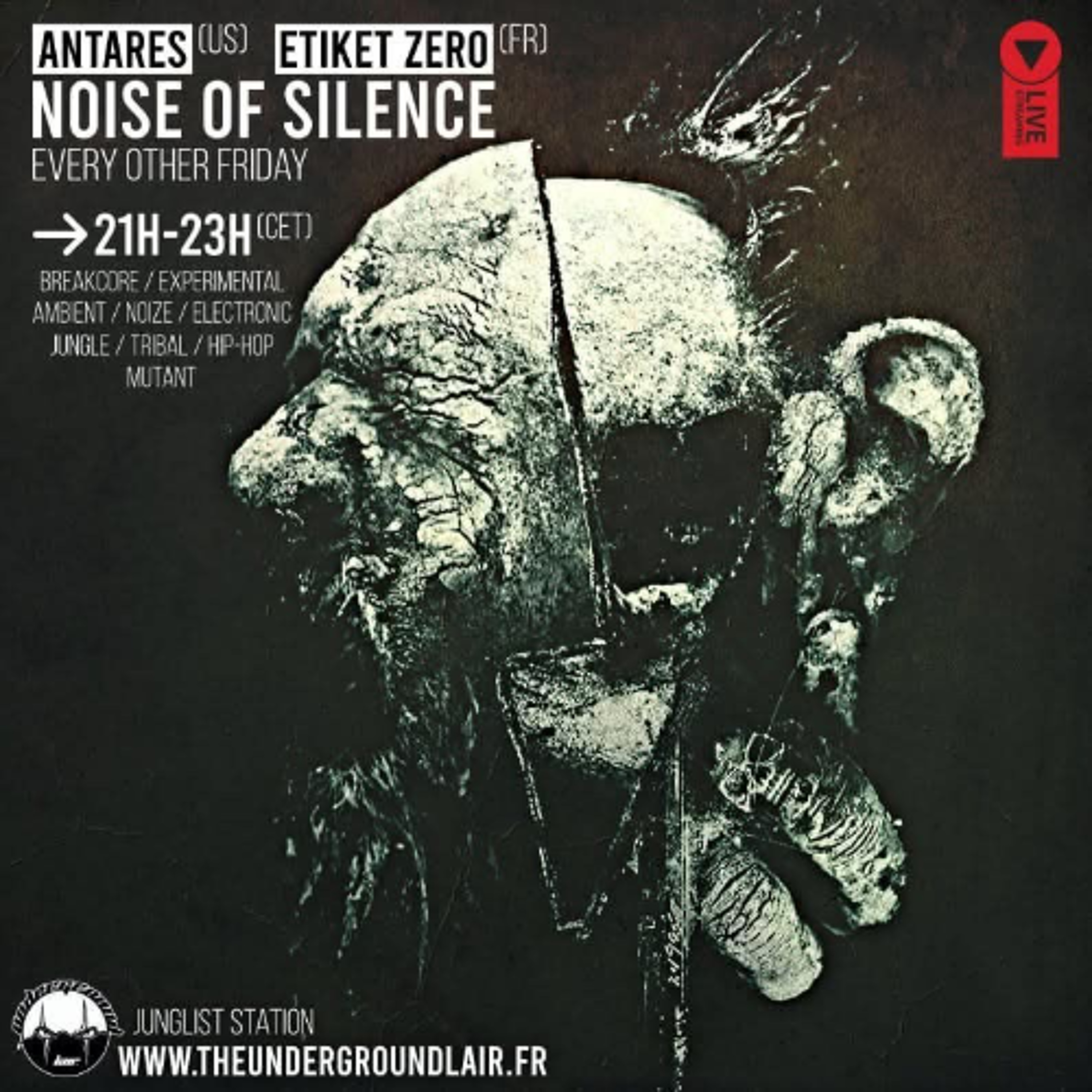 Antares - LIVE on the Underground Lair - Noise of Silence - 14.11.25 episode artwork