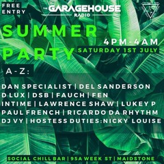 RDR Live @The Garagehouse Radio Summer Party July 2023