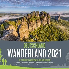 Deutschland Wanderland Kalender 2021. Wandkalender im Querformat (54x48 cm) - Naturkalender mit Ro