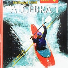 [ACCESS] [EBOOK EPUB KINDLE PDF] McDougal Littell Algebra 1: Student Edition 2008 by  MCDOUGAL LITTE