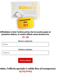 Sonixine: Capsule di supporto uditivo sano! acquista in Italy