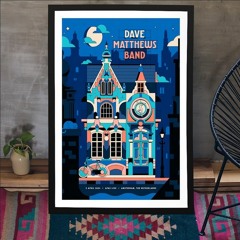 Dave Matthews Band AFAS Live Amsterdam NLD April 2 2024 Poster
