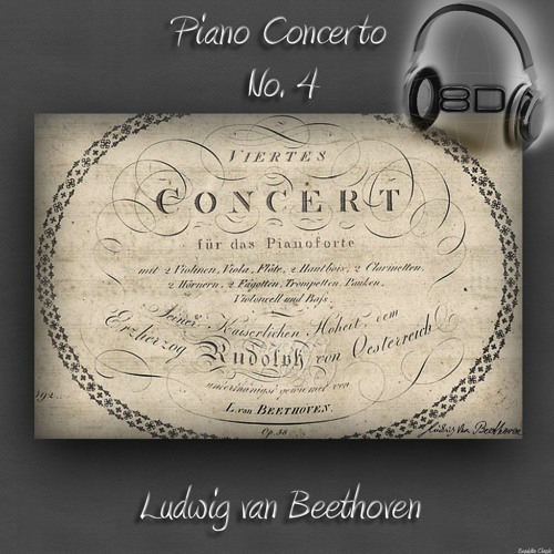 Piano Concerto No. 4 in G major, Op. 58 - II. Andante con moto - Ludwig van Beethoven (8D Binaural Remastered - Music Therapy)