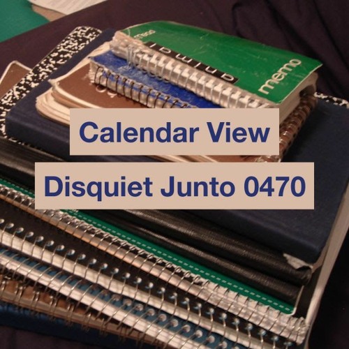 Calendar View 2020 [disquiet0470]