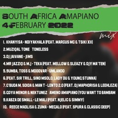 South Africa Amapiano 4 February Mix 2022 – DjMobe