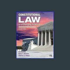 #^D.O.W.N.L.O.A.D 💖 Constitutional Law for a Changing America: Institutional Powers and Constraint