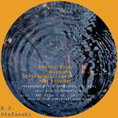 24 Mins Of Tranquil Rain & Thunder (Pt Two)[Field Recordings for Sleep Relaxation]