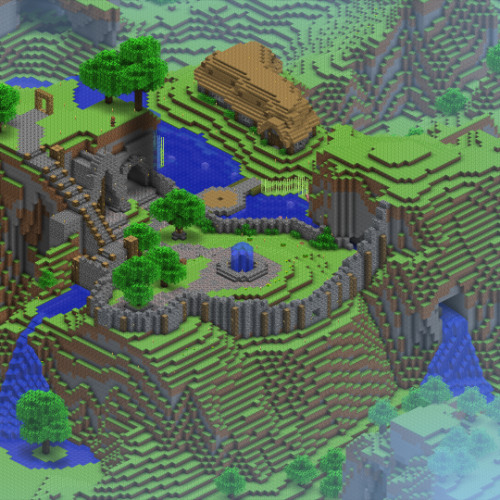 Look at my minecraft fort!