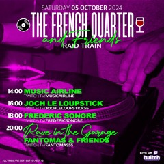 Frederic Sonore Mix -French Quarter - Saturday 5 October