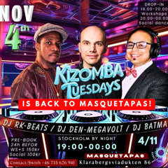 Mix MasQueTapas 04.11.2025 Kizomba UrbanKiz Tarraxo Afropop Kompa