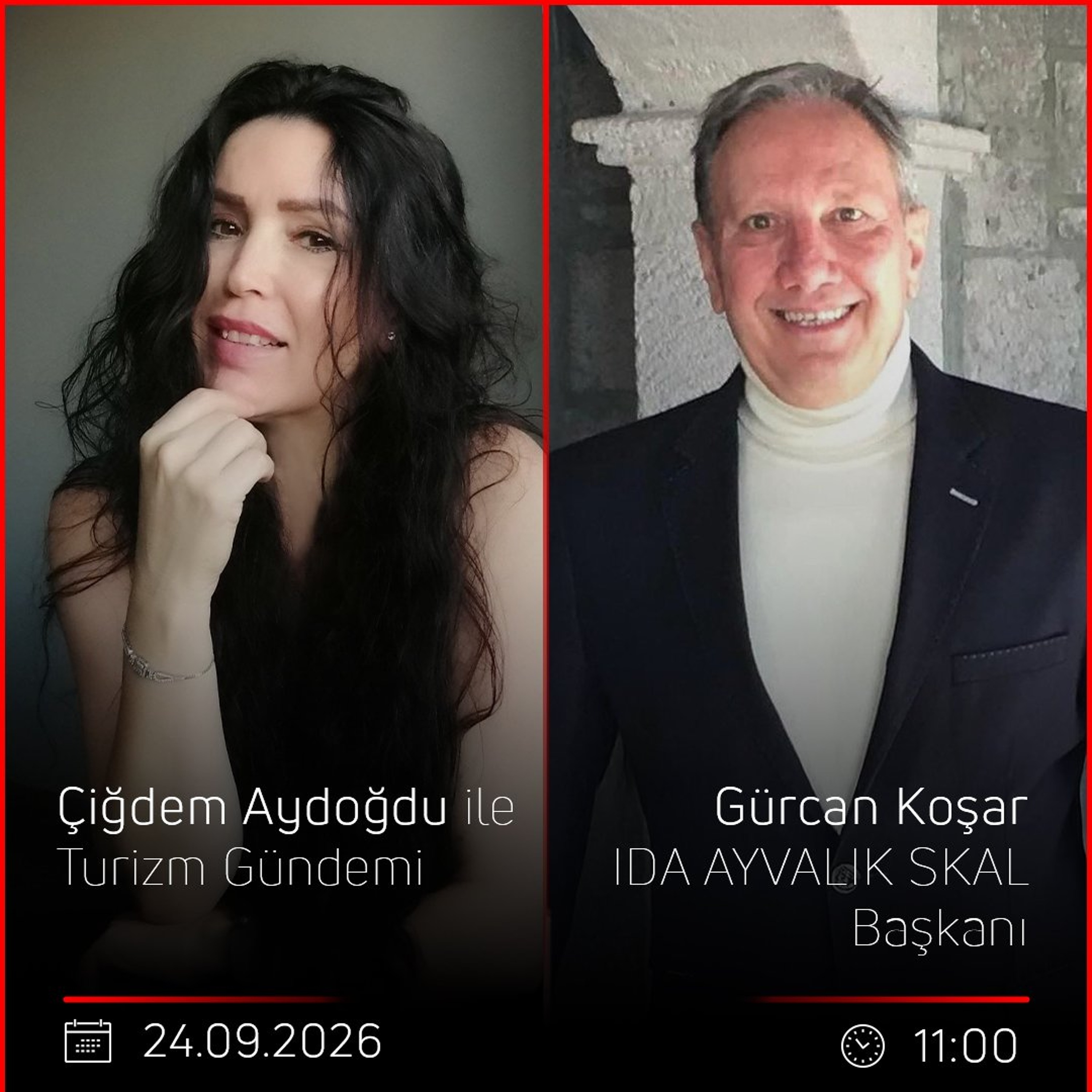 Gürcan Koşar – Çiğdem Aydoğdu ile Turizm Gündemi