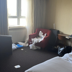 Trashed Hotel Room