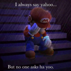 Mario 64 credits except you're really going through it rn...