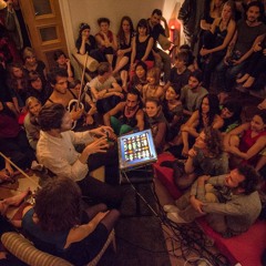 First try of 2 pitchshifted-electroacoustic-violins combined with the Tablet (3 players)