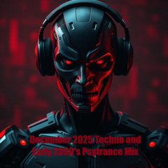 December 2025 Techno and Early 2000's Psytrance Mix