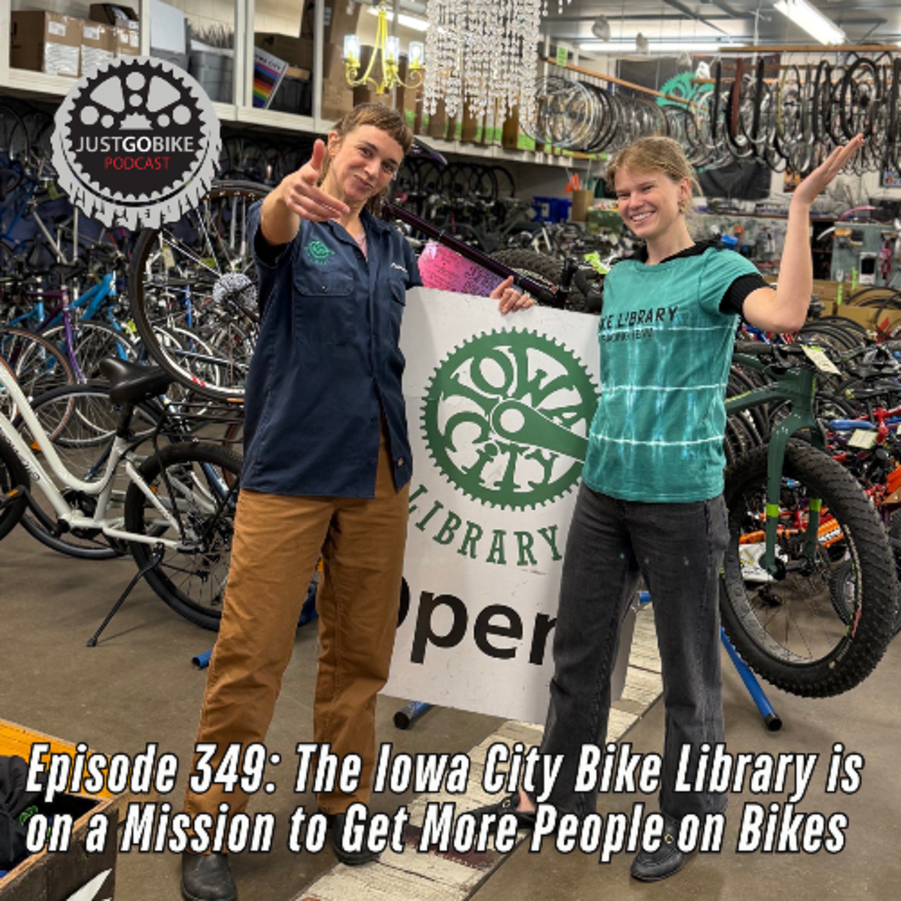 Episode 349: The Iowa City Bike Library is on a Mission to Get More People on Bikes