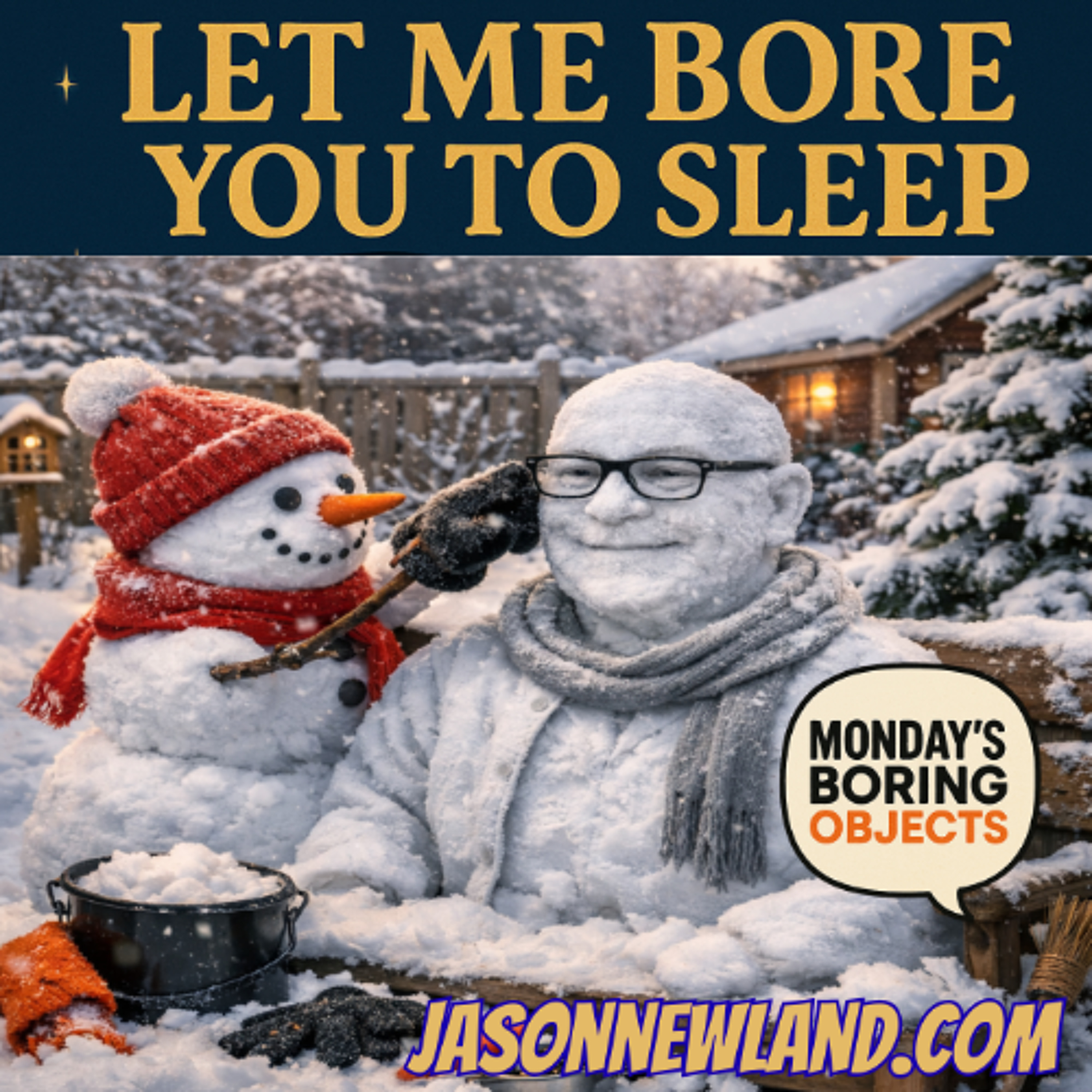 (music) SNOW | Monday’s Boring Objects | Let me Bore you to Sleep #1529 | Jason Newland | 5th January 2026