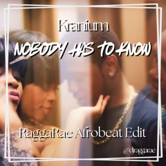 KRANIUM (**FILTERED**) NOBODY HAS TO KNOW (RaggaRae Afrobeat Edit) FREE DOWNLOAD